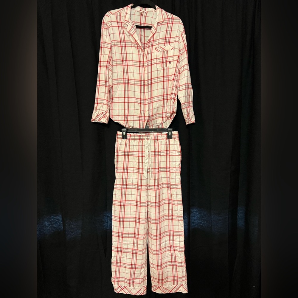 Victoria Secret Red & White PJ Set
